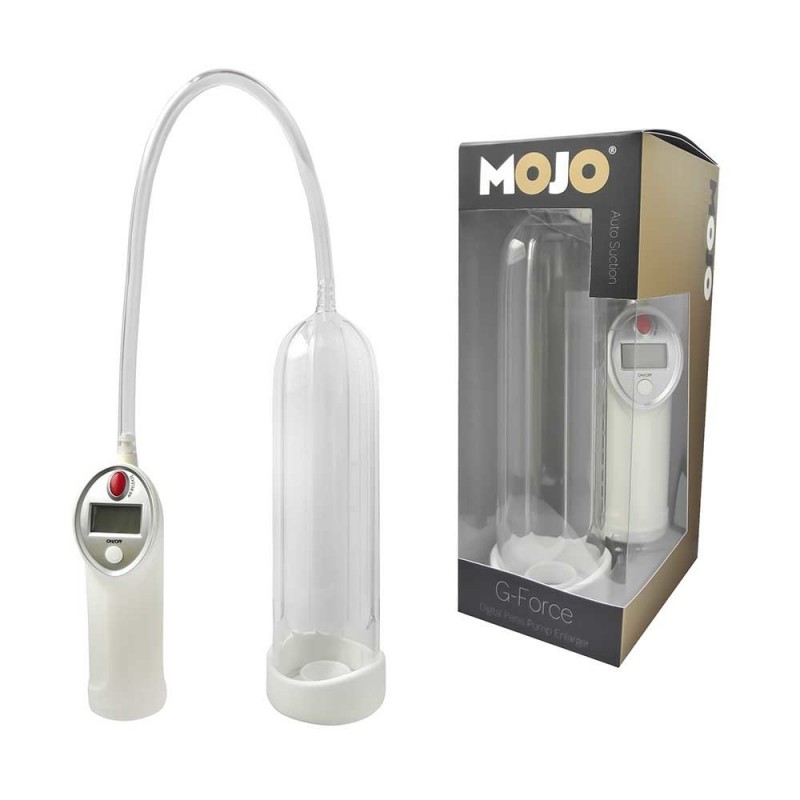 Mojo G-force Digital Penis Pump Enlarger - White